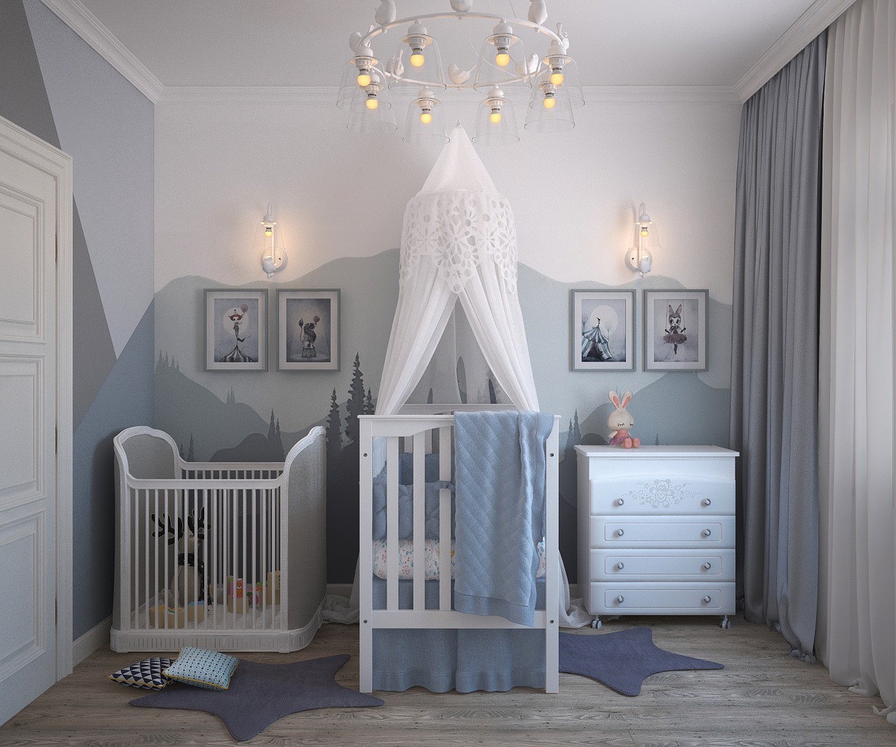 מה צריך להיות בחדרי תינוקות?